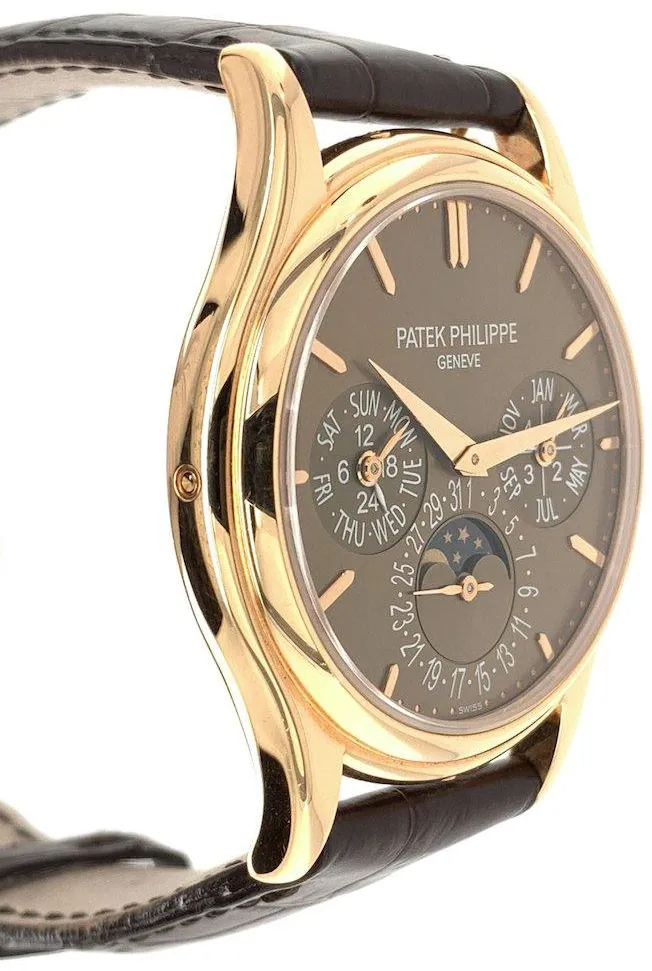 Patek Philippe Perpetual Calendar 5140R-001 37mm Rose gold and 18k rose gold Brown 6