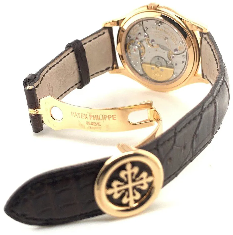 Patek Philippe Perpetual Calendar 5140R-001 37mm Rose gold and 18k rose gold Brown 14