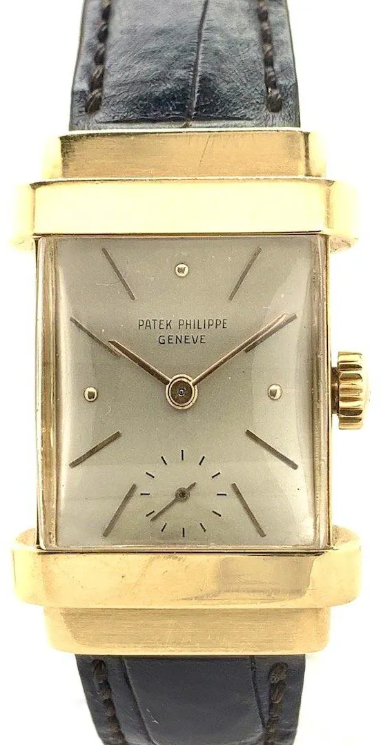 Patek Philippe Top Hat 1450J 37mm Yellow gold and 18k yellow gold Silver