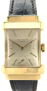 Patek Philippe Top Hat 1450J 37mm 18k yellow gold Silver