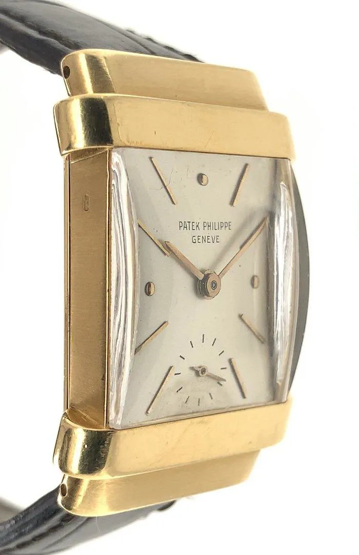 Patek Philippe Top Hat 1450J 37mm Yellow gold and 18k yellow gold Silver 6