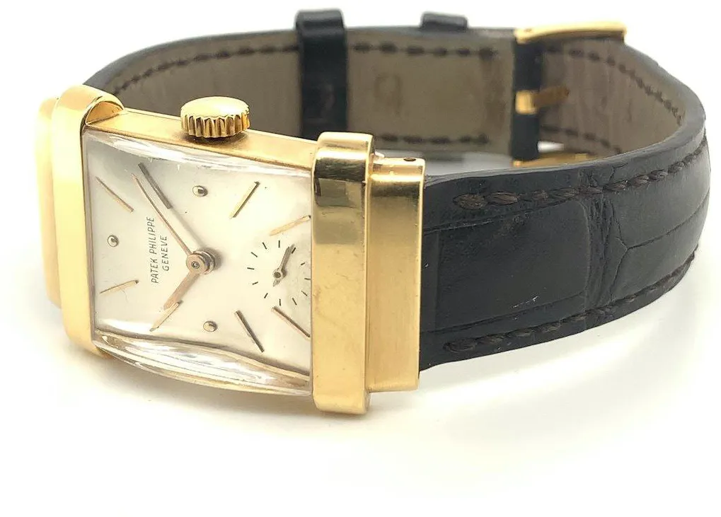 Patek Philippe Top Hat 1450J 37mm Yellow gold and 18k yellow gold Silver 8