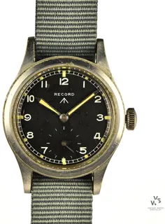 Record Watch Company Dirty Dozen Chrome Topped Black