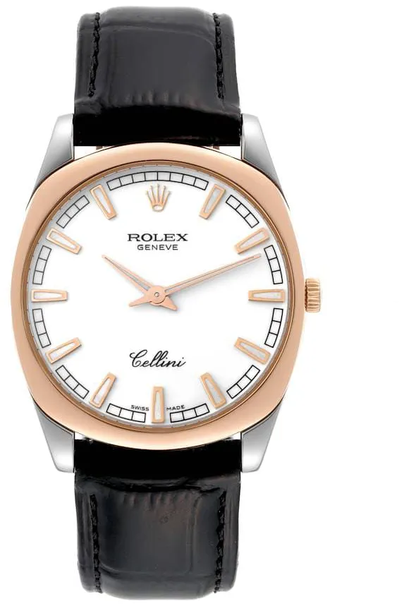 Rolex Cellini Danaos 4243 34mm White gold White