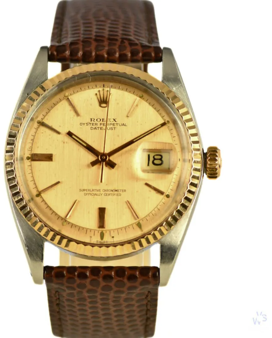 Rolex Datejust 1601 36mm Rose gold and Stainless steel Gold