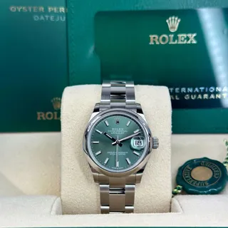 Rolex Datejust 278240-0011 Stainless steel Green