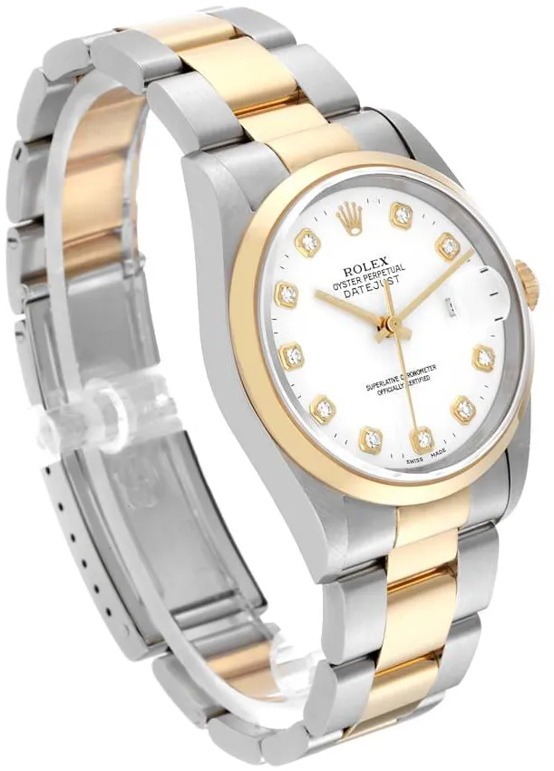 Rolex Datejust 36 16203 36mm Yellow gold White 2