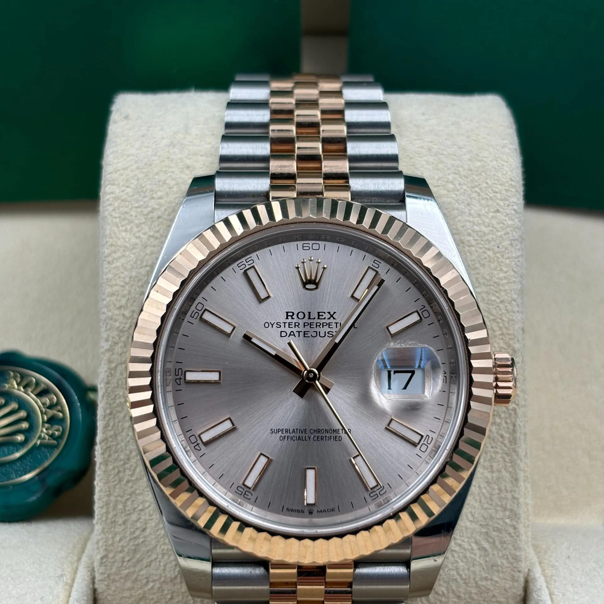 Rolex Datejust 41 126331-0010 41mm Oystersteel and Everose gold Pink