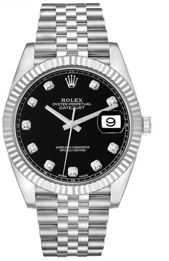 Rolex Datejust 41 126334-0012 41mm White gold and Oystersteel Black