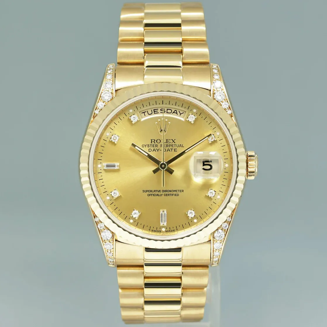 Rolex Day-Date 36 18338 36mm Yellow gold Champagne