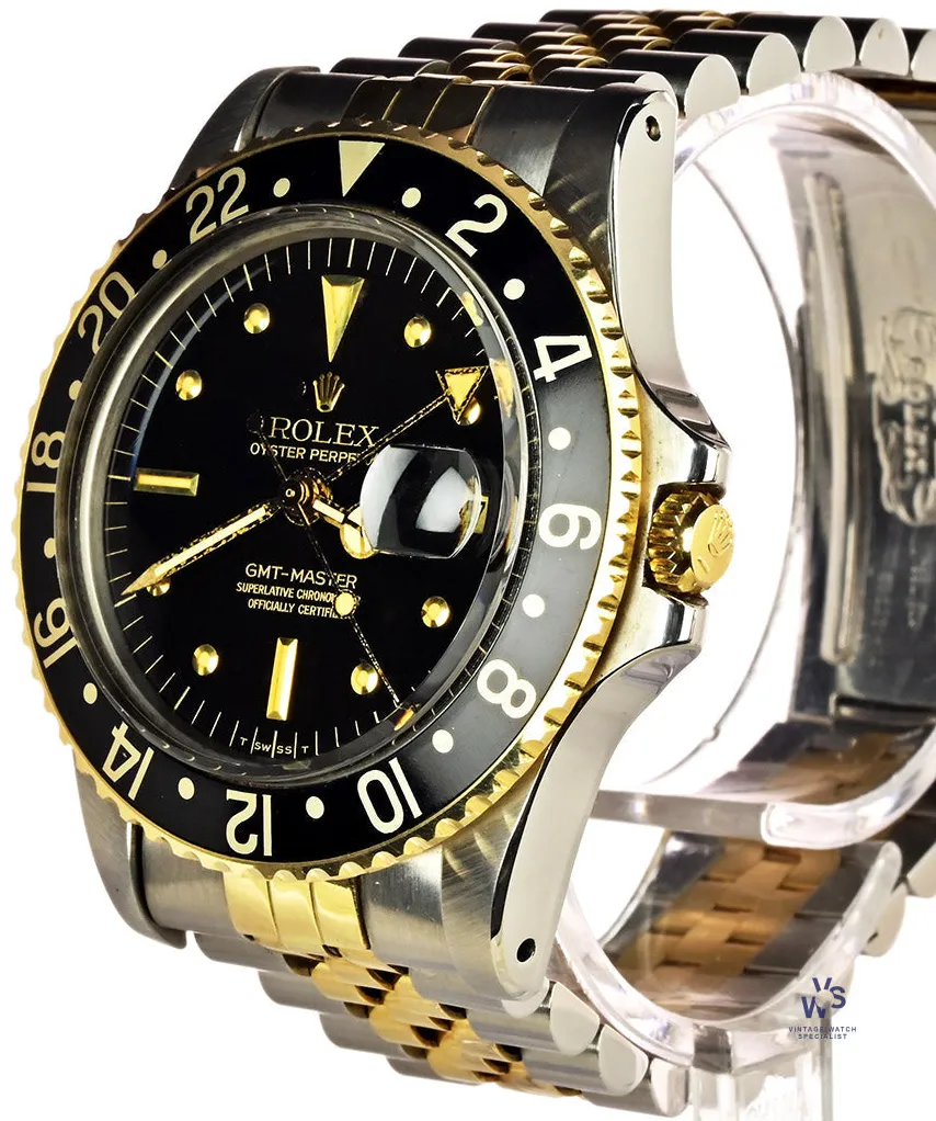 Rolex GMT-Master 1675 40mm Yellow gold and Stainless steel Black 3