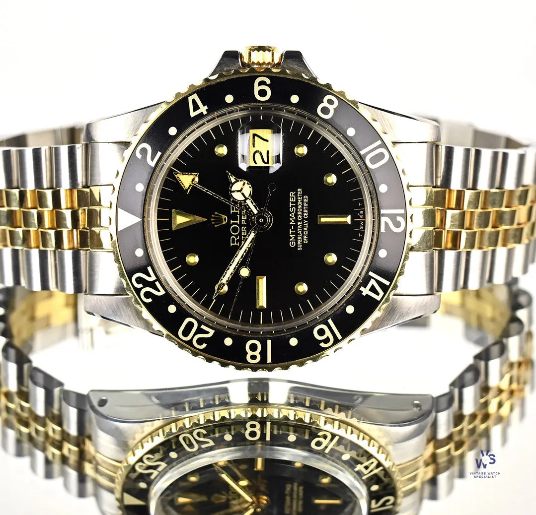 Rolex GMT-Master 1675 40mm Yellow gold and Stainless steel Black 8