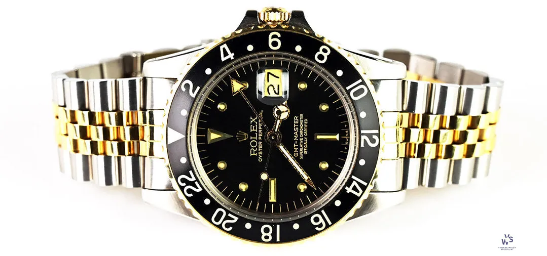 Rolex GMT-Master 1675 40mm Yellow gold and Stainless steel Black 14