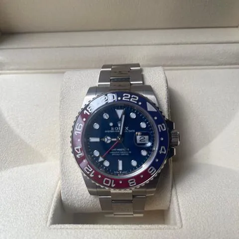 Rolex GMT-Master II 116719BLRO 40mm White gold Blue