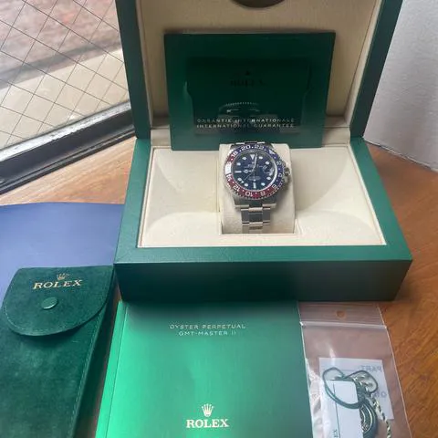 Rolex GMT-Master II 116719BLRO 40mm White gold Blue 4