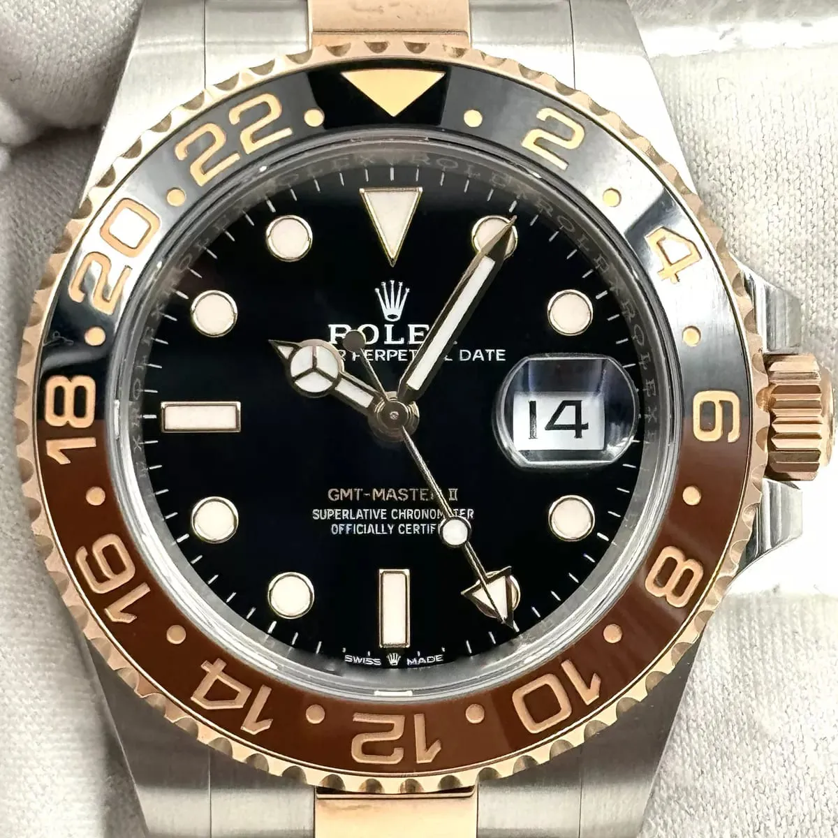 Rolex GMT-Master II 126711CHNR-0002 40mm Oystersteel and Everose gold Black