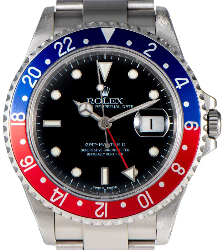 Rolex GMT-Master II 16710 40mm Stål Svart