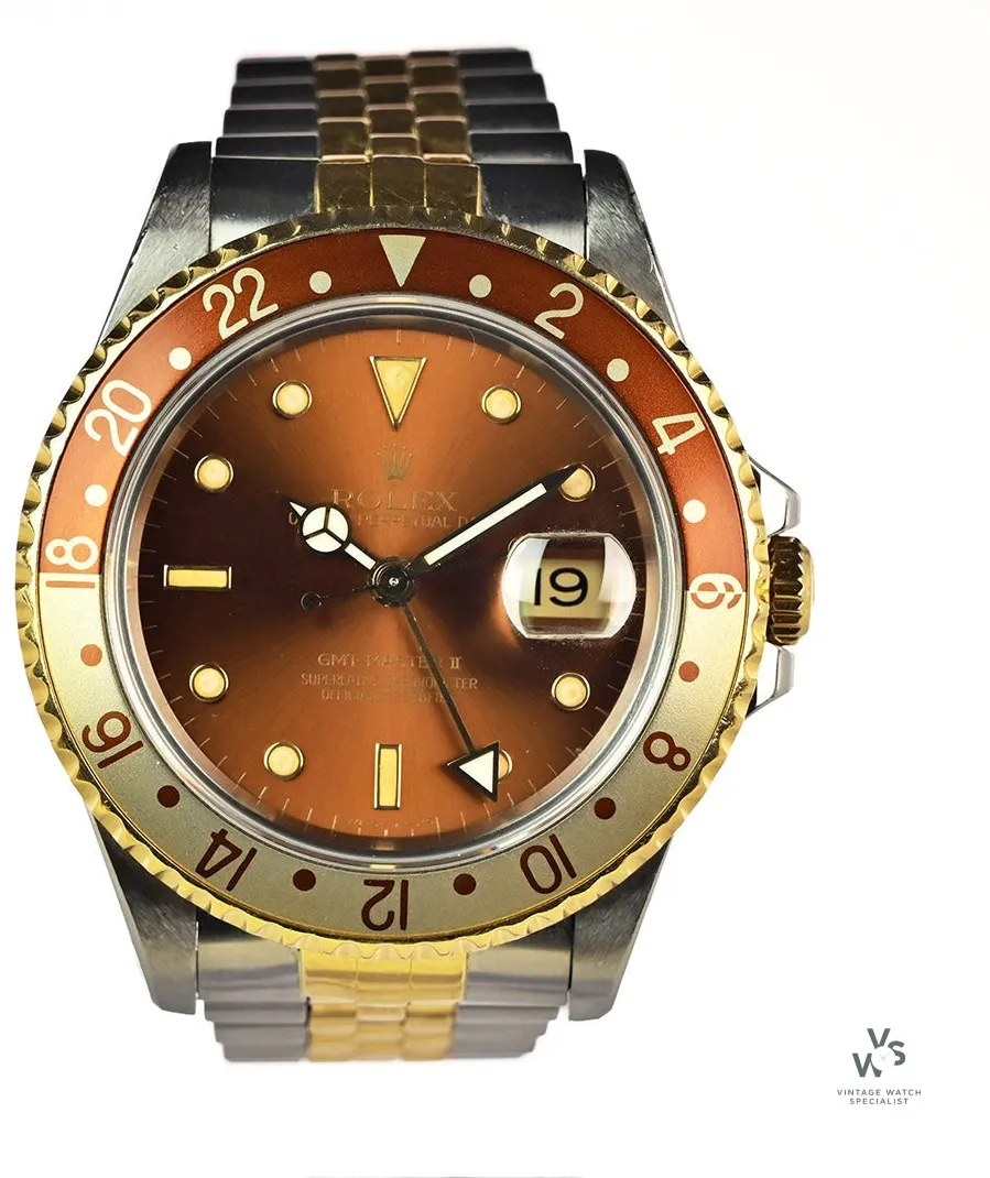 Rolex GMT-Master II 16713 40mm Yellow gold and Stainless steel Bronze