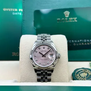 Rolex Lady-Datejust 279174-0003 White gold and Stainless steel Pink