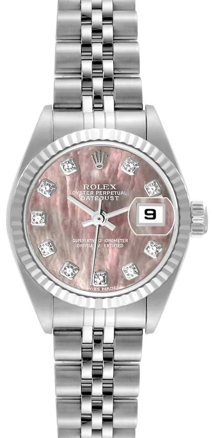 Rolex Lady-Datejust 79174 26mm Stainless steel Blue