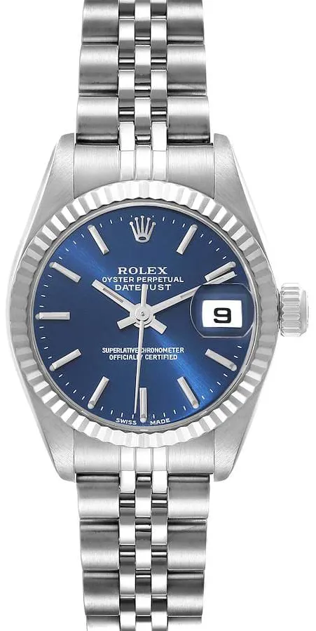 Rolex Lady-Datejust 79174 26mm Stainless steel Blue