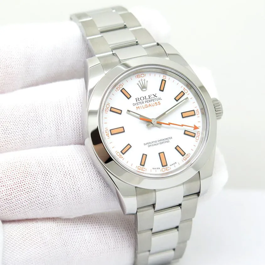 Rolex Milgauss 116400-0002 40mm Stainless steel White