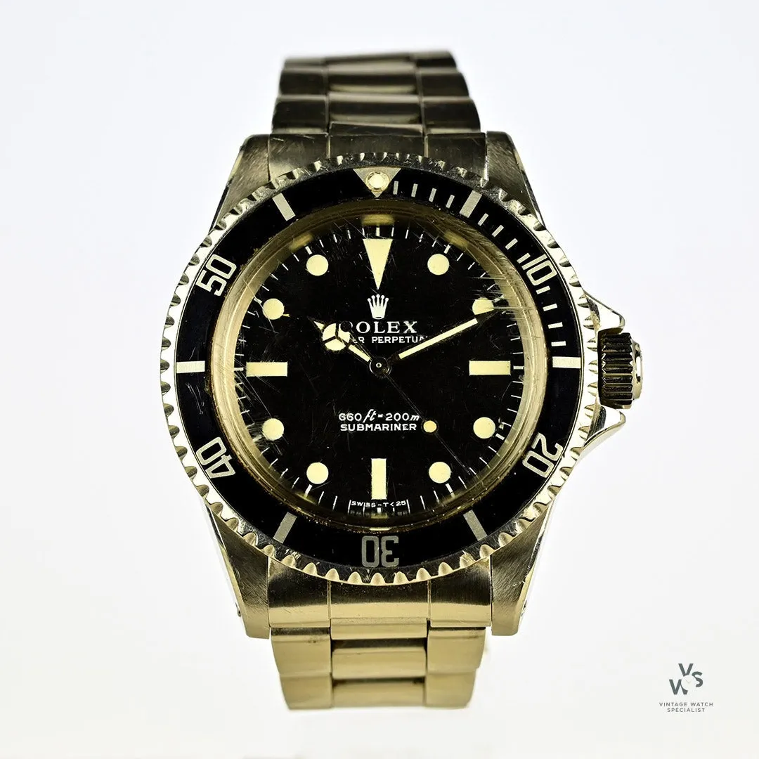 Rolex Submariner 5513 40mm Stainless steel Black