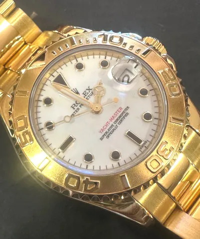 Rolex Yacht-Master 68628 35mm Yellow gold Black and white