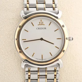 Seiko Credor 5A74-0050 Yellow gold and Stainless steel Silver South Korea |  Dealer | EveryWatch