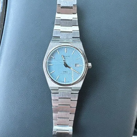 Tissot PRX T137.407.11.351.00 40mm Stainless steel Ice blue 11