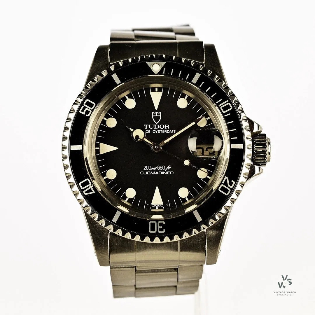 Tudor Submariner 76100 40mm Stainless steel Black