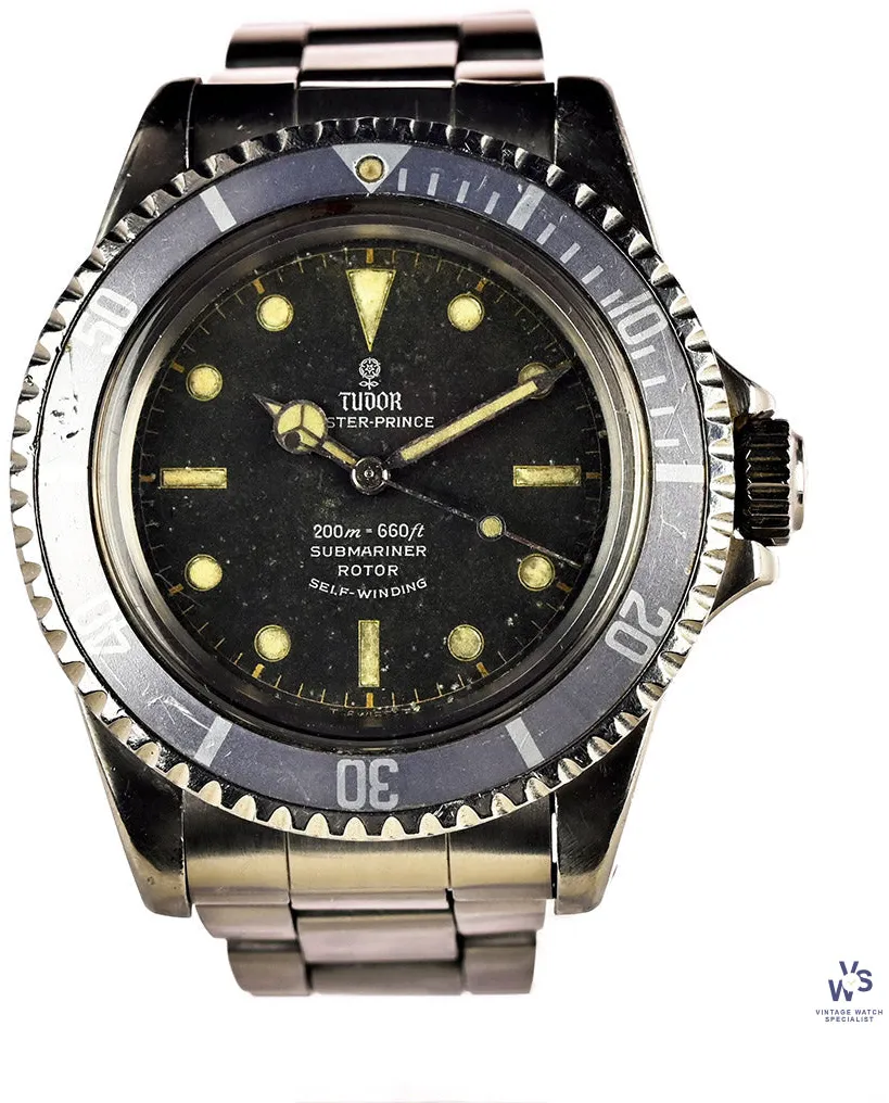 Tudor Submariner 7928 40mm Stainless steel Black