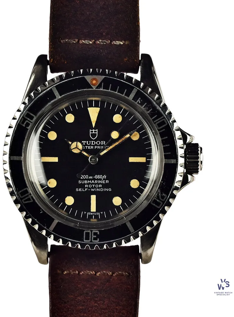 Tudor Submariner 7928 40mm Stainless steel Black