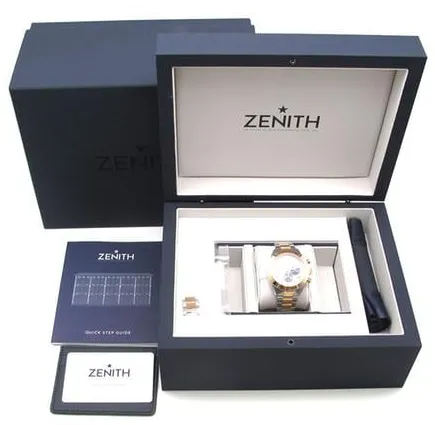 Zenith Chronomaster Sport 51.3100.3600/69.M3100 41mm Yellow gold and Stainless steel Silver 8