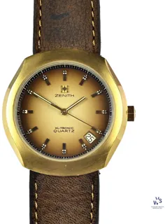 Zenith XL-Tronic 20-0040-510 Gold-plated Brown