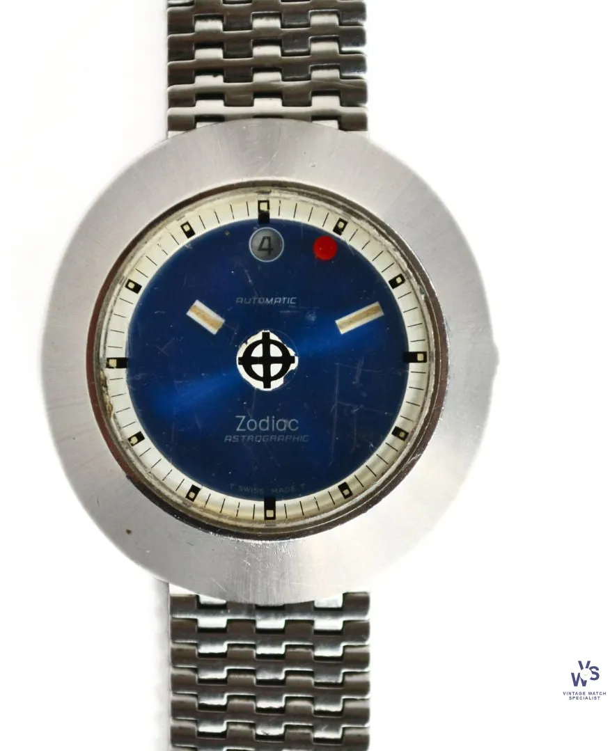 Zodiac Astrographic 882-953 40mm Stainless steel Blue