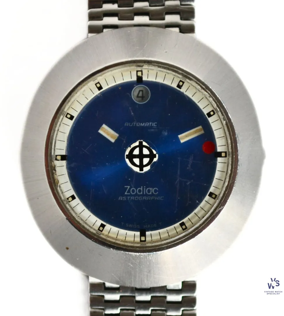 Zodiac Astrographic 882-953 40mm Stainless steel Blue 6