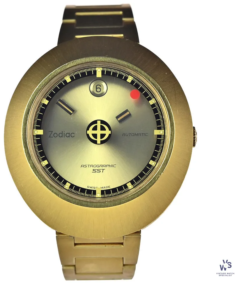 Zodiac Astrographic Unknown 40mm Gold-plated Champagne