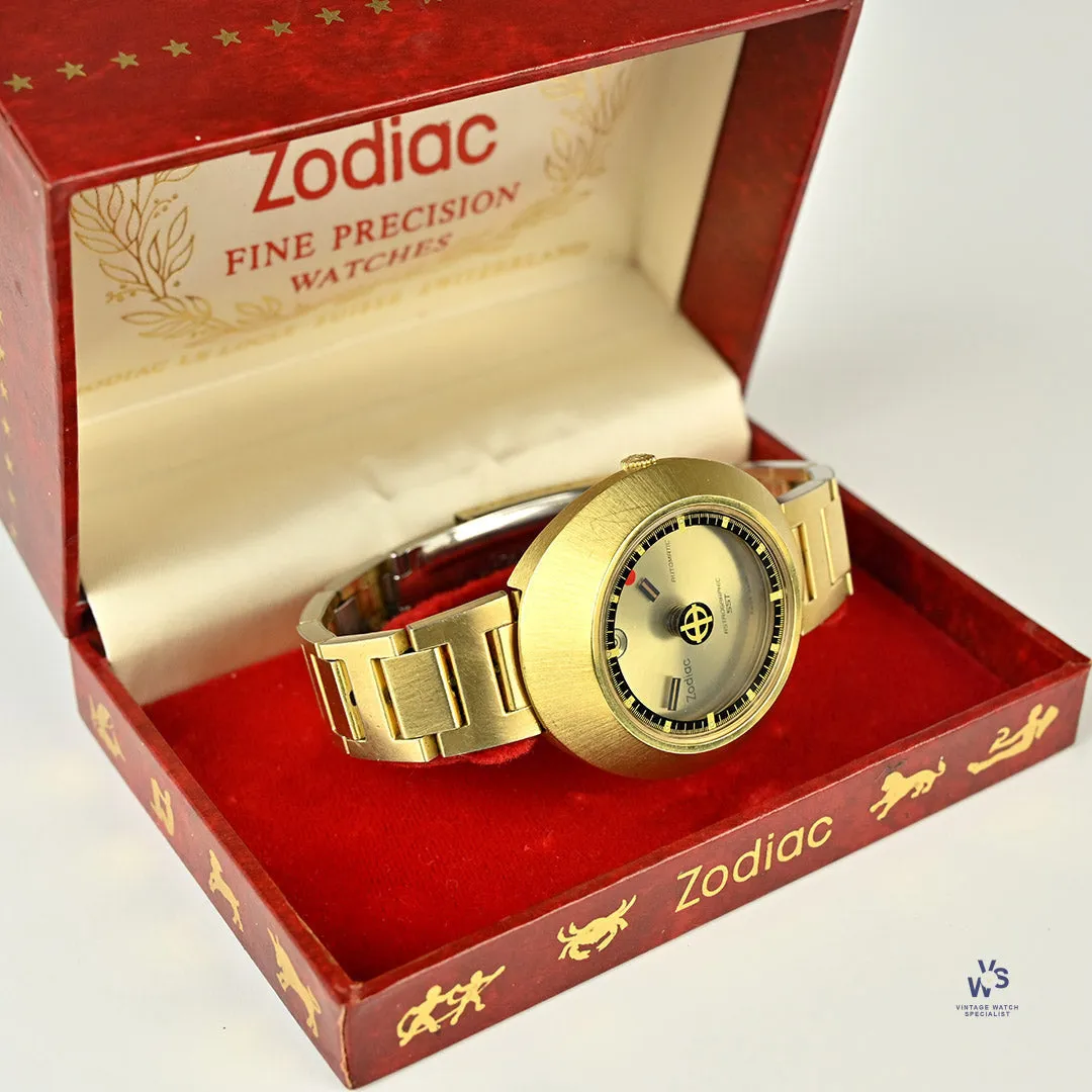 Zodiac Astrographic Unknown 40mm Gold-plated Champagne 1