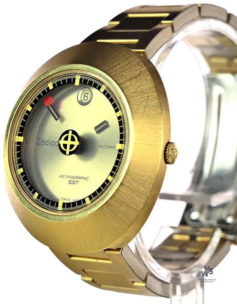 Zodiac Astrographic Unknown 40mm Gold-plated Champagne 3