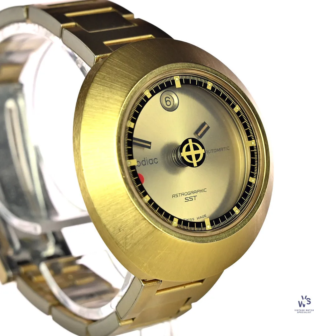 Zodiac Astrographic Unknown 40mm Gold-plated Champagne 4