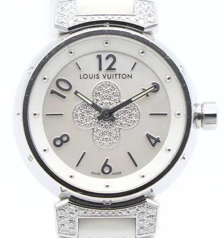 Louis Vuitton Q121P 28mm Stainless steel White