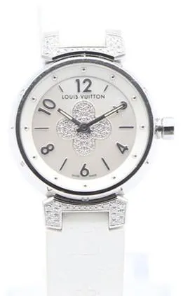 Louis Vuitton Q121P 28mm Stainless steel White 1