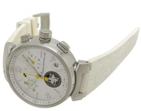 Louis Vuitton Q11BA 39mm Stainless steel Mother-of-pearl 1