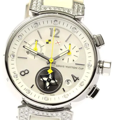 Louis Vuitton Q132H 34mm Stainless steel White