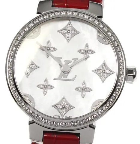 Louis Vuitton QA109 28mm Stainless steel Mother-of-pearl