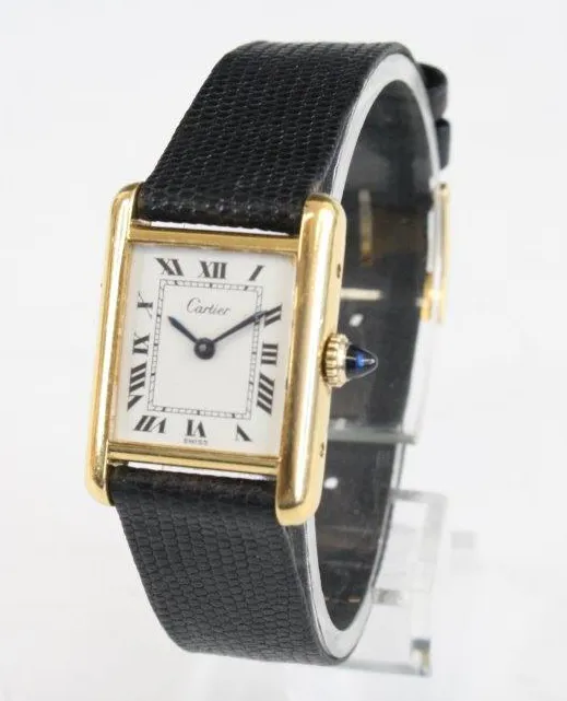 Cartier 25705 28mm Gold-plated Cream 1