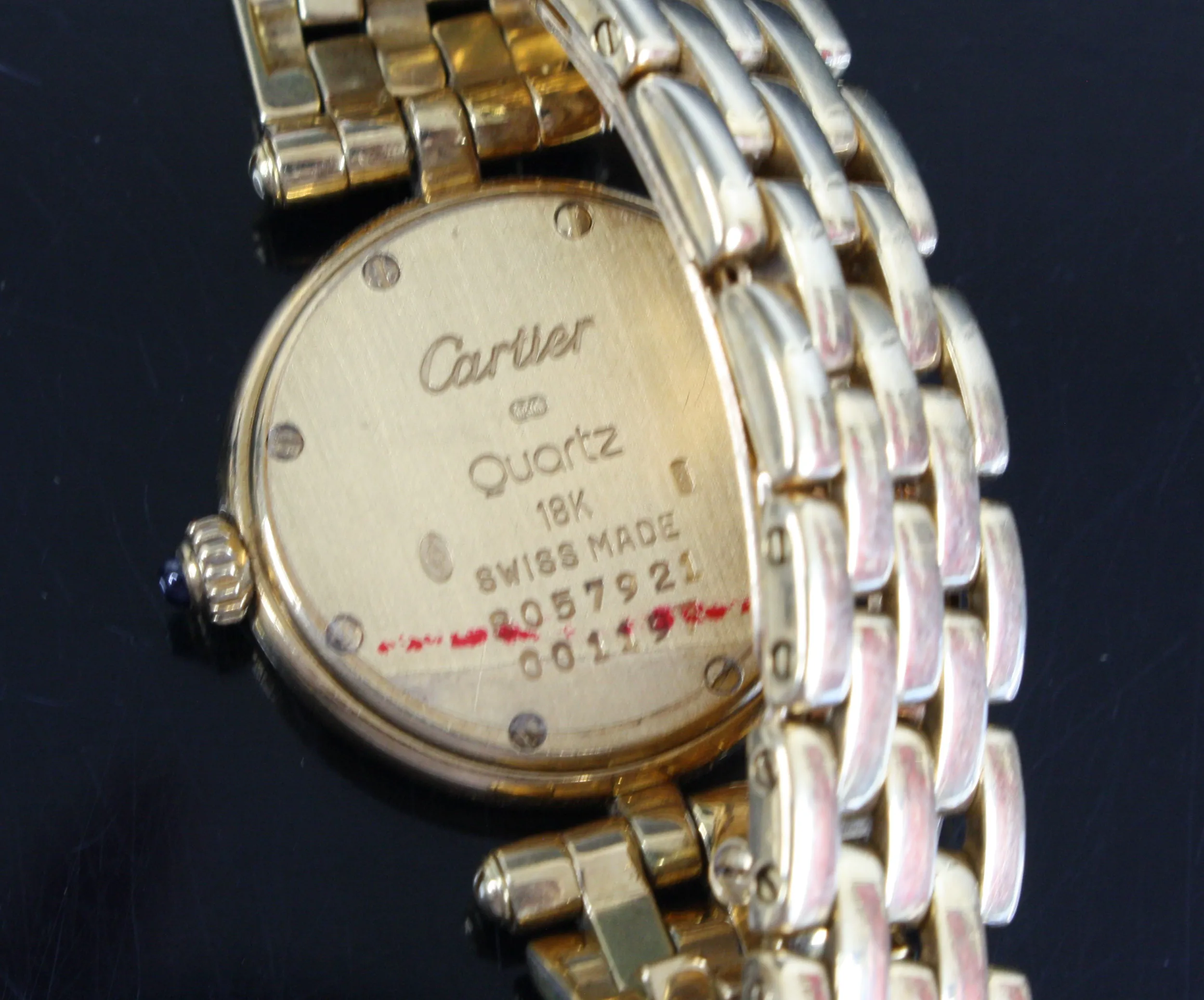 Cartier Panthère Vendôme 8057921 24mm 18k yellow gold Cream 2