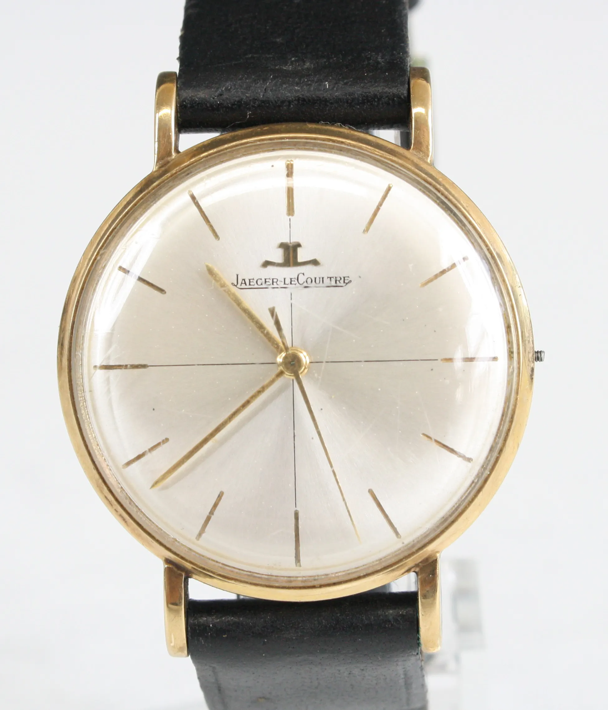 Jaeger-LeCoultre 33mm 9ct Yellow gold Silver