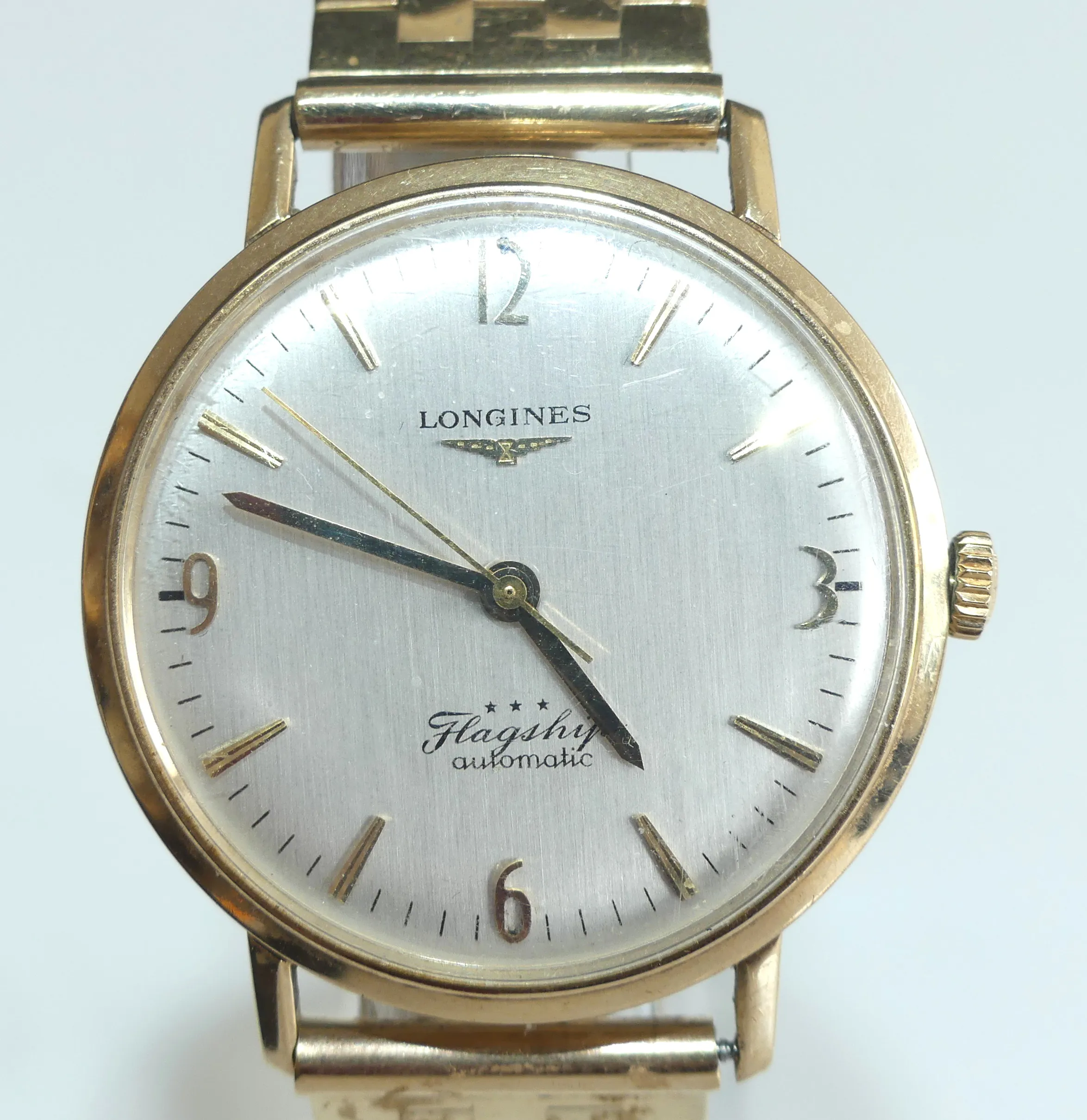 Longines Flagship 3403 36mm 9ct Yellow gold Silver